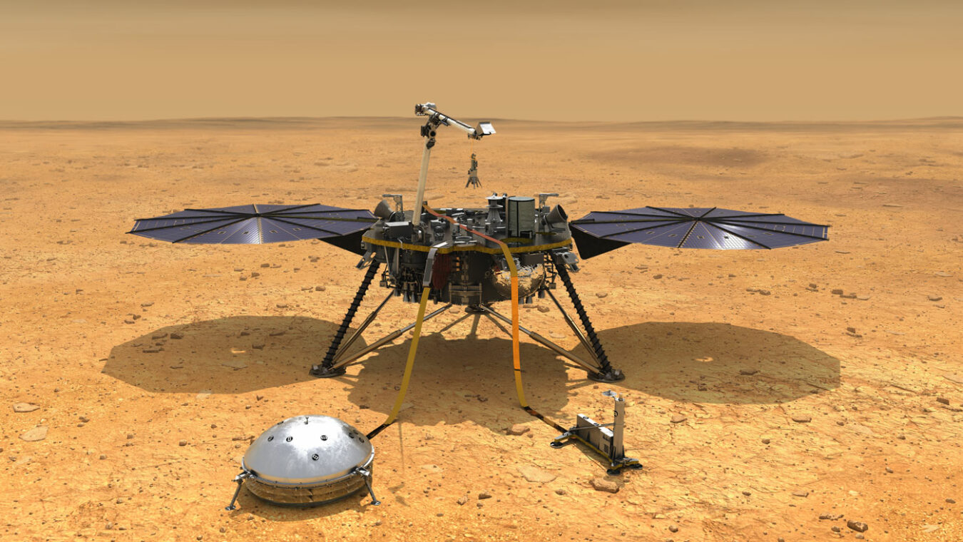 InSight lander illustration