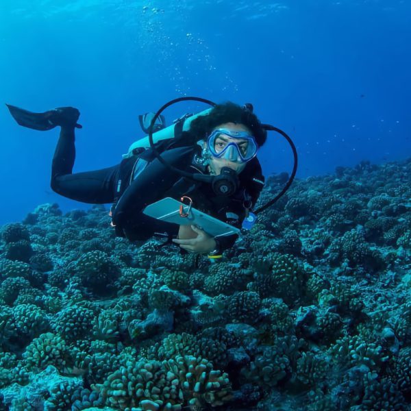 Student scuba diver