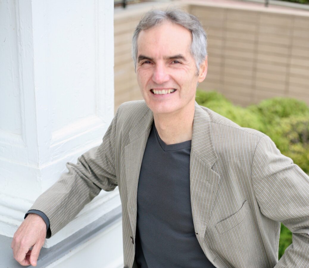 A outdoor photo of Mark Handcock, distinguished professor of statistics at UCLA