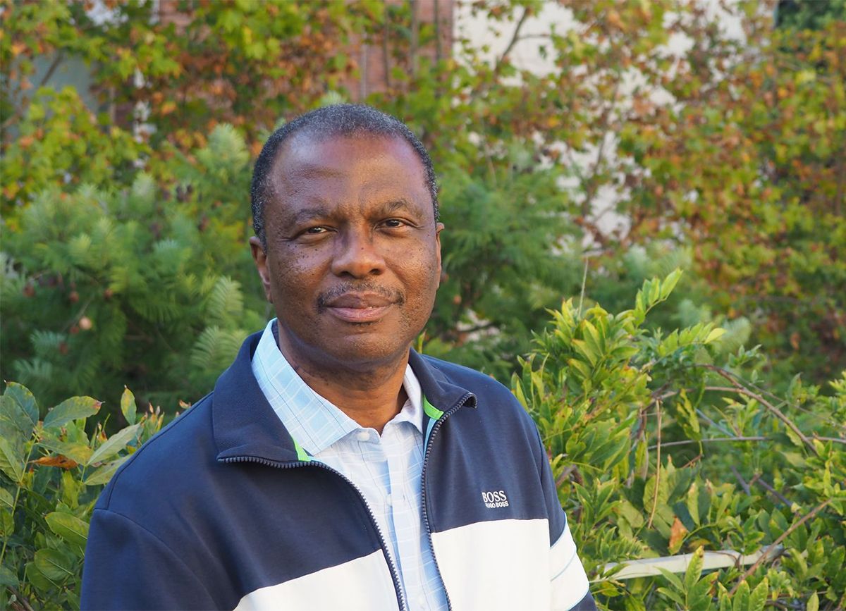 A photo of Professor Wilfred Gangbo on the UCLA campus